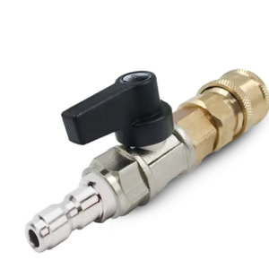 REGISTRO COM ENGATE RÁPIDO E PINO PARA LAVADORA DE ALTA PRESSÃO